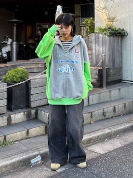 たけさきさん（レディース・160cm）の冬コーディネート