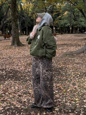 「アイテム（ローファー）」を使った、たけさきさん（レディース・160cm・20代）の秋コーディネート