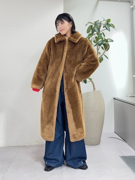 たけさきさん（レディース・160cm）の冬コーディネート