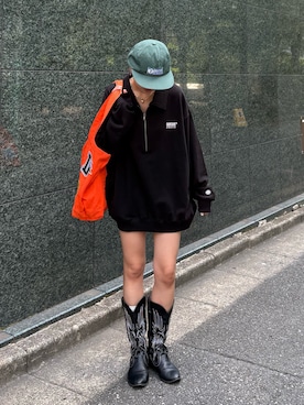 「アイテム（スウェット）」を使った、kkyn78さん（レディース・159cm・20代）の夏コーディネート