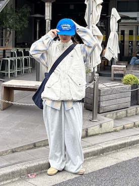 「CIAOPANIC TYPY（チャオパニックティピー）のアイテム（バッグ）」を使った、たけさきさん（レディース・160cm）の春コーディネート