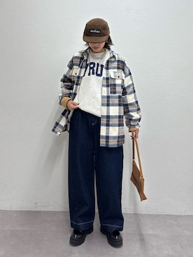 「アイテム（ハンドバッグ）」を使った、たけさきさん（レディース・160cm・20代）の秋コーディネート