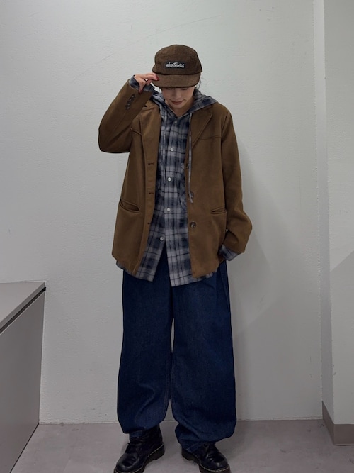 【アヤカ企画】フード付きアソート加工チェックシャツ