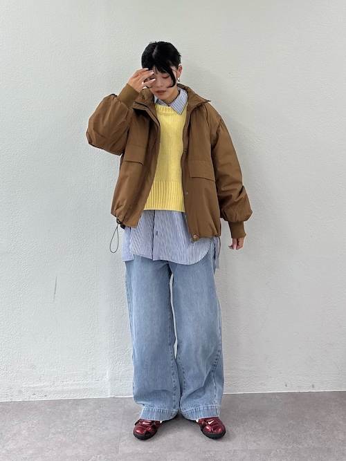 軽くて暖かい/マルチウェイ】BIGポケットスタンドワークアウター