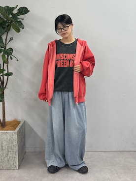 「CIAOPANIC TYPY（チャオパニックティピー）のアイテム」を使った、たけさきさん（レディース・160cm）の秋コーディネート