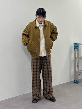 「アイテム（その他アウター）」を使った、たけさきさん（レディース・160cm・20代）の秋コーディネート