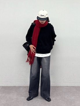 たけさきさん（レディース・160cm）の冬コーディネート