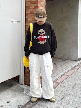 「カーゴパンツ」｜kkyn78さん（レディース・159cm・20代）の秋コーディネート