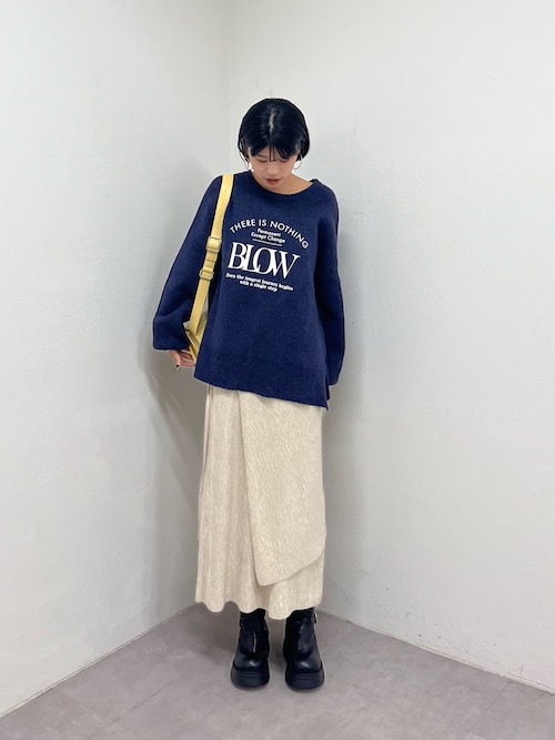 セール】フロッキープリントアソートロゴニット（ニット/セーター