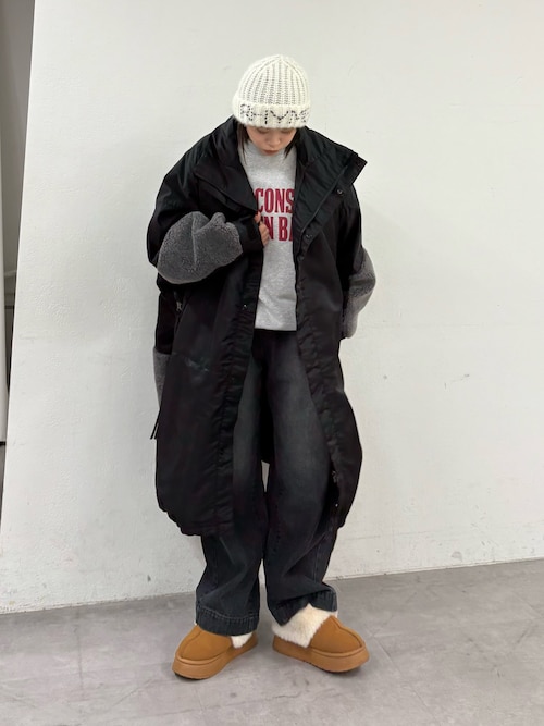 2サイズ展開》【etsinta/エシンタ】モンスター中綿オーバーコート