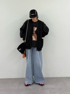 「アイテム（キーケース/キーアクセサリー）」を使った、kkyn78さん（レディース・159cm）の秋コーディネート