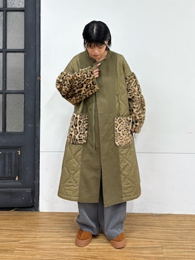 「アイテム（モッズコート）」を使った、kkyn78さん（レディース・160cm）の秋コーディネート