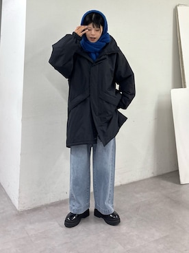 「着回しコーデ」｜たけさきさん（レディース・160cm）の冬コーディネート