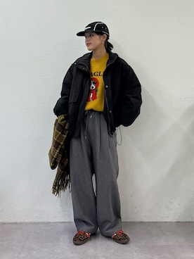 「アイテム（スラックス）」を使った、kkyn78さん（レディース・160cm・20代）の秋コーディネート