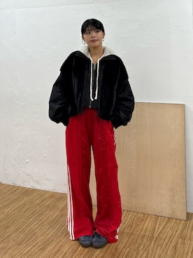 「アイテム（ブルゾン）」を使った、kkyn78さん（レディース・159cm）の夏コーディネート