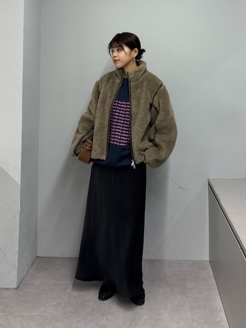 セール】【ぬくかる】2WAYふわボアスタンドジャケット（ブルゾン