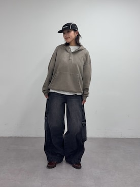 たけさきさん（レディース・160cm）の冬コーディネート