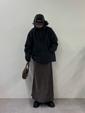 「アイテム（ダウンジャケット/コート）」を使った、kkyn78さん（レディース・160cm・20代）の秋コーディネート