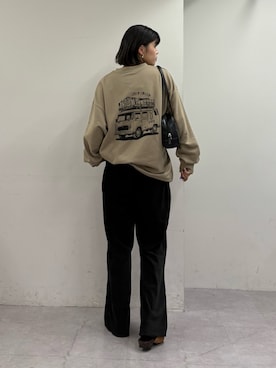 「DOD（ディーオーディー）のアイテム」を使った、たけさきさん（レディース・159cm）の秋コーディネート