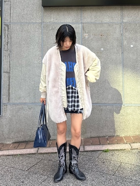 「アイテム（ミリタリージャケット）」を使った、kkyn78さん（レディース・160cm）の秋コーディネート