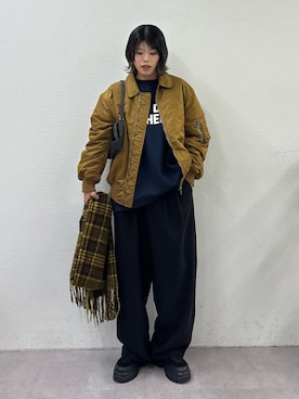 「アイテム（ハンドバッグ）」を使った、kkyn78さん（レディース・160cm・20代）の秋コーディネート