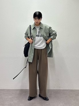 「アイテム（トートバッグ）」を使った、kkyn78さん（レディース・160cm・20代）の秋コーディネート