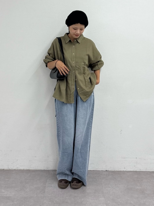 【WEB限定】リネンレーヨンレギュラーシャツ