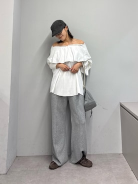 「etsinta（エシンタ）のアイテム」を使った、たけさきさん（レディース・160cm）の春コーディネート