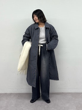 「アイテム（ブーツ）」を使った、たけさきさん（レディース・160cm・20代）の冬コーディネート