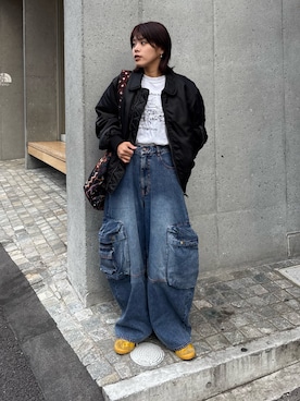 たけさきさん（レディース・160cm）の冬コーディネート