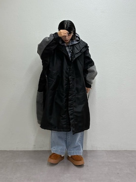 「アイテム（モッズコート）」を使った、たけさきさん（レディース・160cm）の冬コーディネート