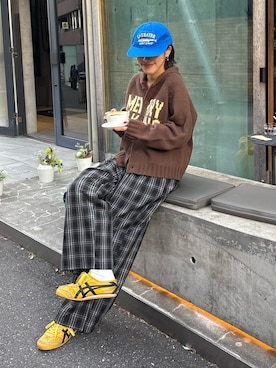 「アイテム（カーディガン/ボレロ）」を使った、kkyn78さん（レディース・160cm・20代）の秋コーディネート