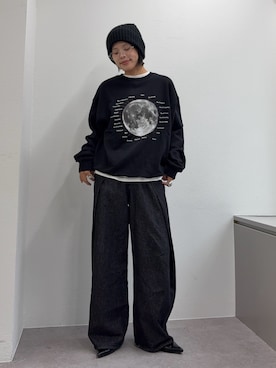 「アイテム（スウェット）」を使った、kkyn78さん（レディース・159cm・20代）の秋コーディネート