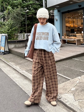 「アイテム（トートバッグ）」を使った、kkyn78さん（レディース・160cm・20代）の秋コーディネート