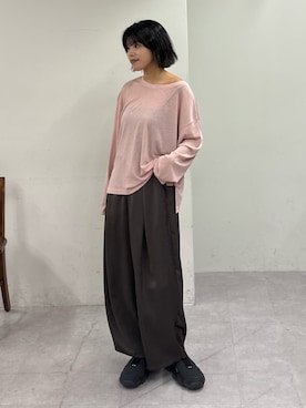 サテンパンツコーデ」の人気ファッションコーディネート - WEAR