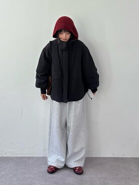 「PENNEYS（ぺニーズ）のアイテム（バッグ）」を使った、たけさきさん（レディース・160cm）の秋コーディネート