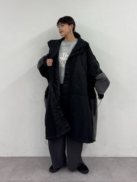 たけさきさん（レディース・160cm）の冬コーディネート