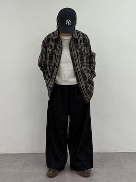 「アイテム（シャツ/ブラウス）」を使った、kkyn78さん（レディース・160cm・20代）の秋コーディネート