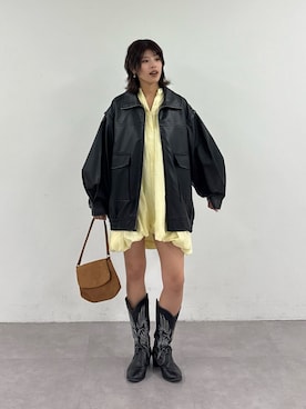 たけさきさん（レディース・160cm）の冬コーディネート