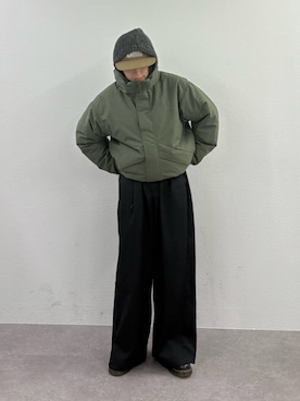 「アイテム（キャップ）」を使った、たけさきさん（レディース・160cm・20代）の秋コーディネート