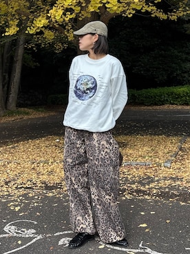 「アイテム（ローファー）」を使った、たけさきさん（レディース・160cm・20代）の秋コーディネート