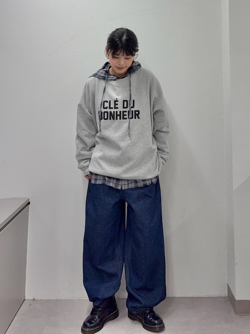 【WEB限定】【UNISEX】CLE'DUビッグシルエットロゴスウェット