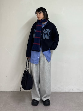 「アイテム（マフラー）」を使った、kkyn78さん（レディース・160cm・20代）の秋コーディネート