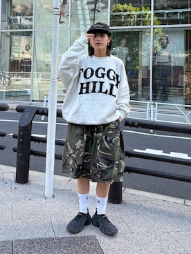 「CIAOPANIC TYPY（チャオパニックティピー）のアイテム（その他パンツ）」を使った、たけさきさん（レディース・160cm）の秋コーディネート