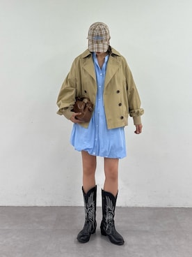 たけさきさん（レディース・160cm）の冬コーディネート