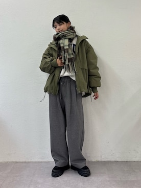 「アイテム（スウェット）」を使った、kkyn78さん（レディース・160cm・20代）の秋コーディネート