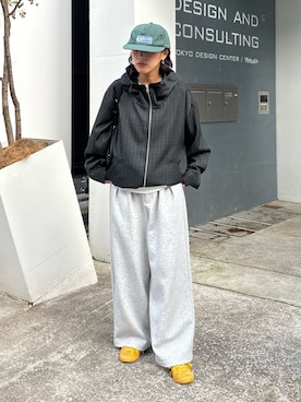 「アイテム（ブルゾン）」を使った、kkyn78さん（レディース・159cm）の秋コーディネート