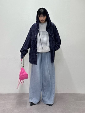 「アイテム（スウェット）」を使った、kkyn78さん（レディース・160cm・20代）の秋コーディネート
