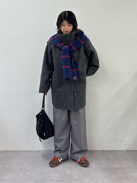 「アイテム（マフラー）」を使った、kkyn78さん（レディース・160cm・20代）の秋コーディネート