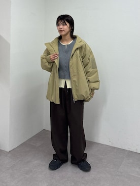 たけさきさん（レディース・160cm）の冬コーディネート